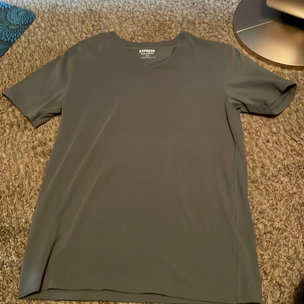 Express Men’s grey v-neck